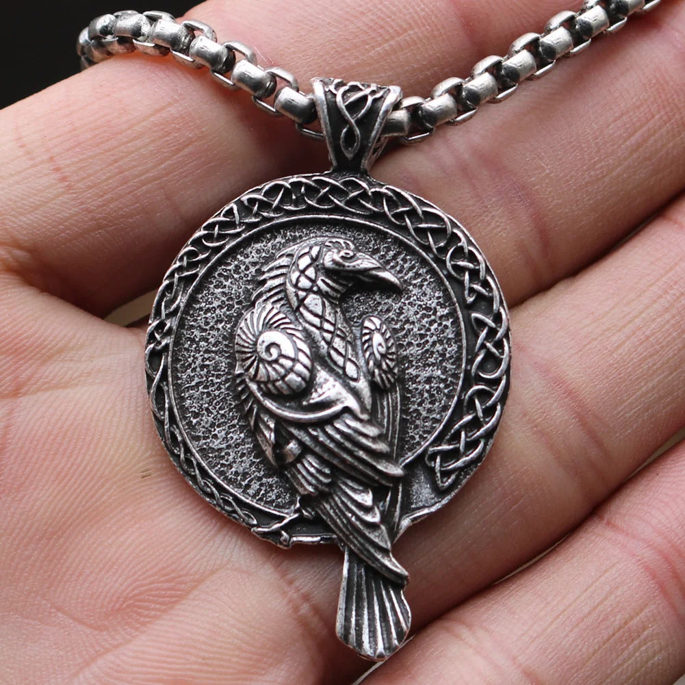 Norse Raven Pendant