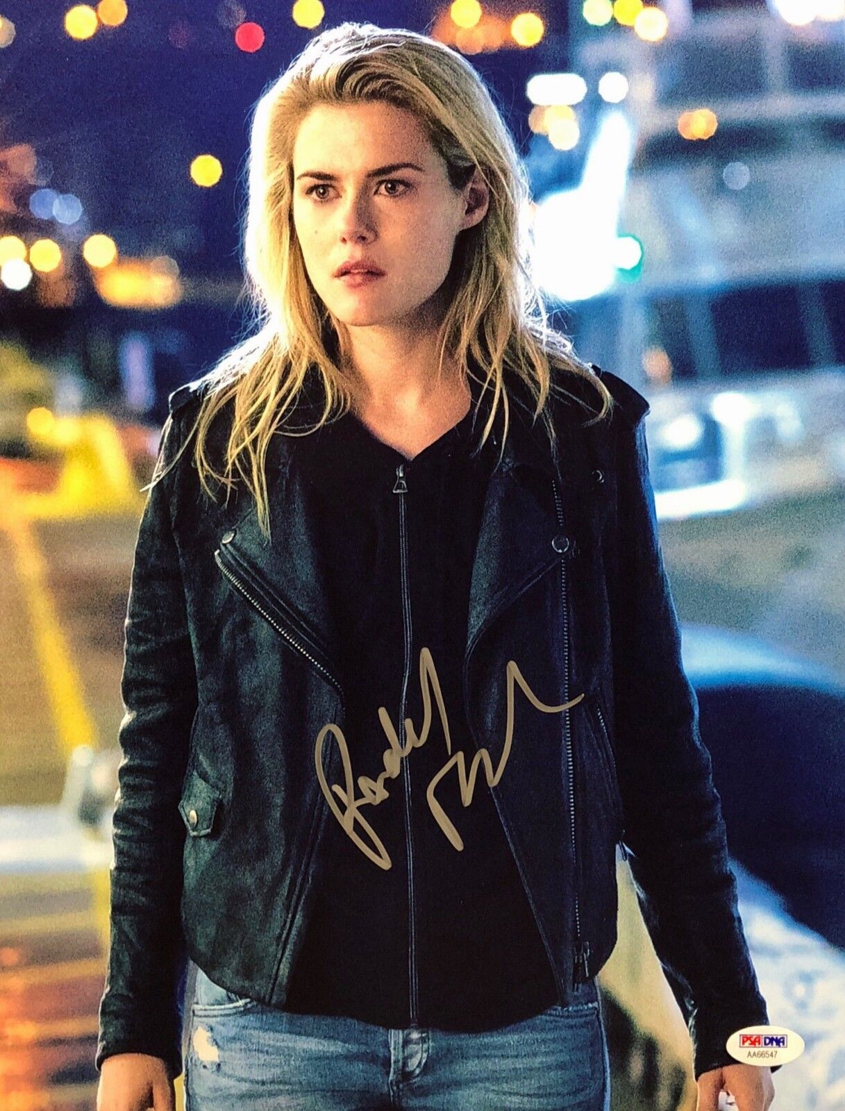 Rachel Taylor Signed Jessica Jones 11x14 Photo Poster painting PSA AA66547