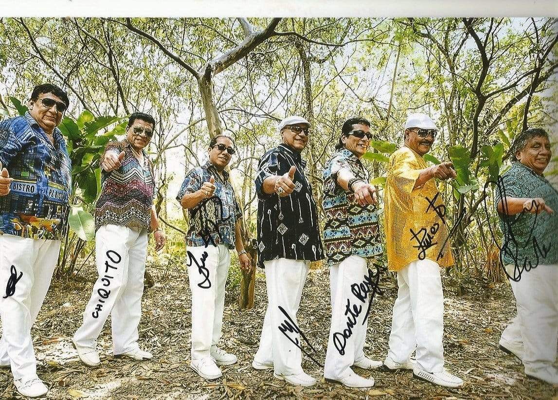 Kumbia All Starz CUMBIA GROUP autographs, In-Person signed Photo Poster painting