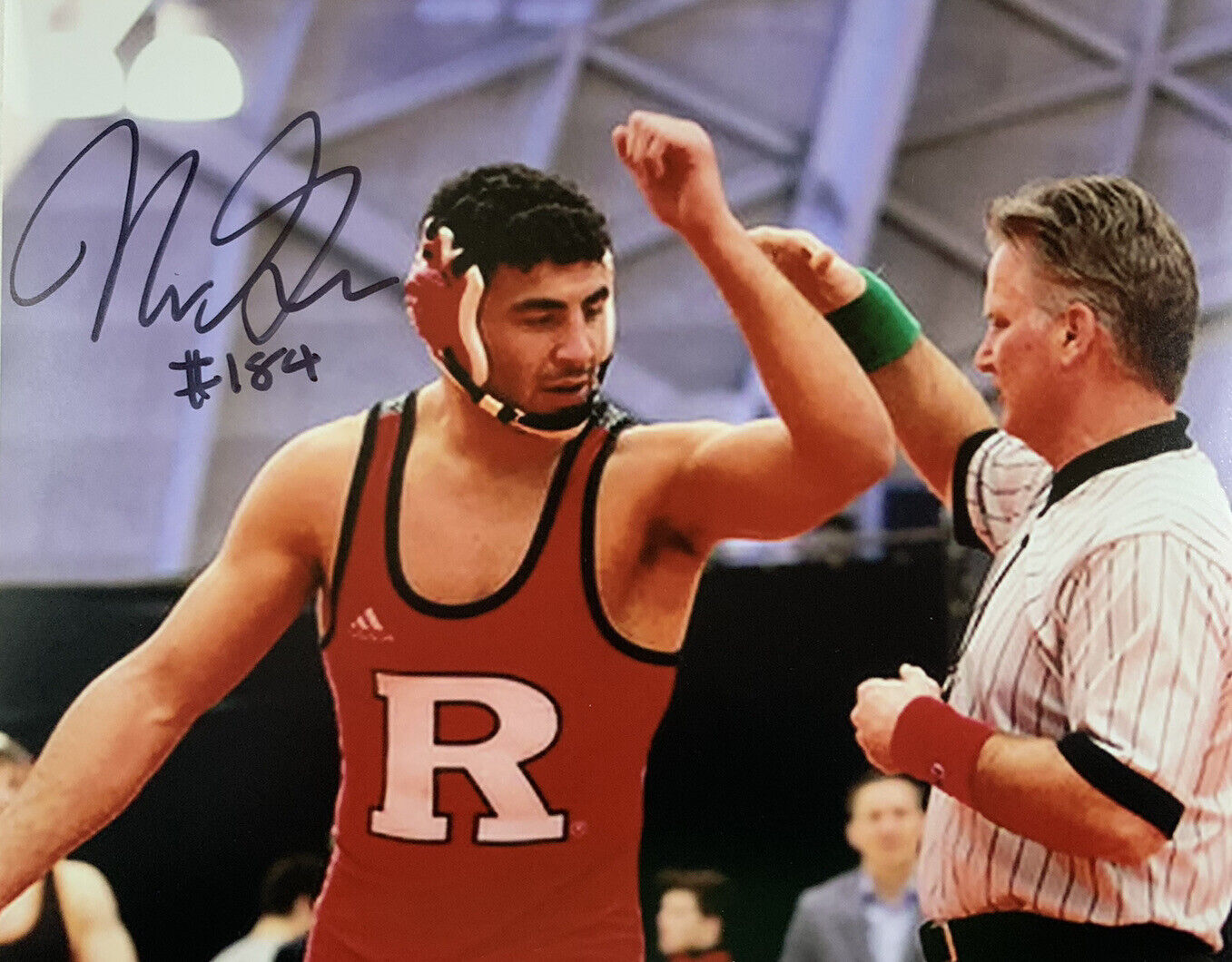 NICK GRAVINA HAND SIGNED 8x10 Photo Poster painting WRESTLING RUTGERS USA AUTOGRAPH RARE