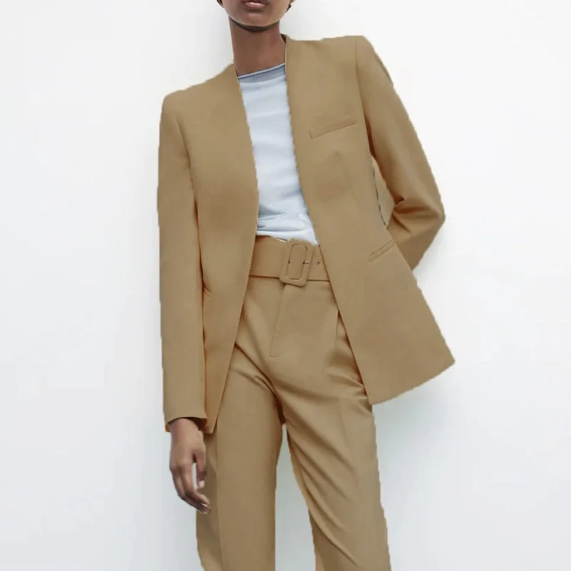 Za Women's With Belt Pant Pink High Waist Harem Pant Female Solid Office Ladies Trousers Purple Pockets Casual Streetwear Summer