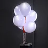 10 Pack | 12" White Latex LED Light Up Balloons