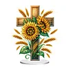 Acryl Kreuz Sonnenblume - 5d DIY Handwerk Ornament