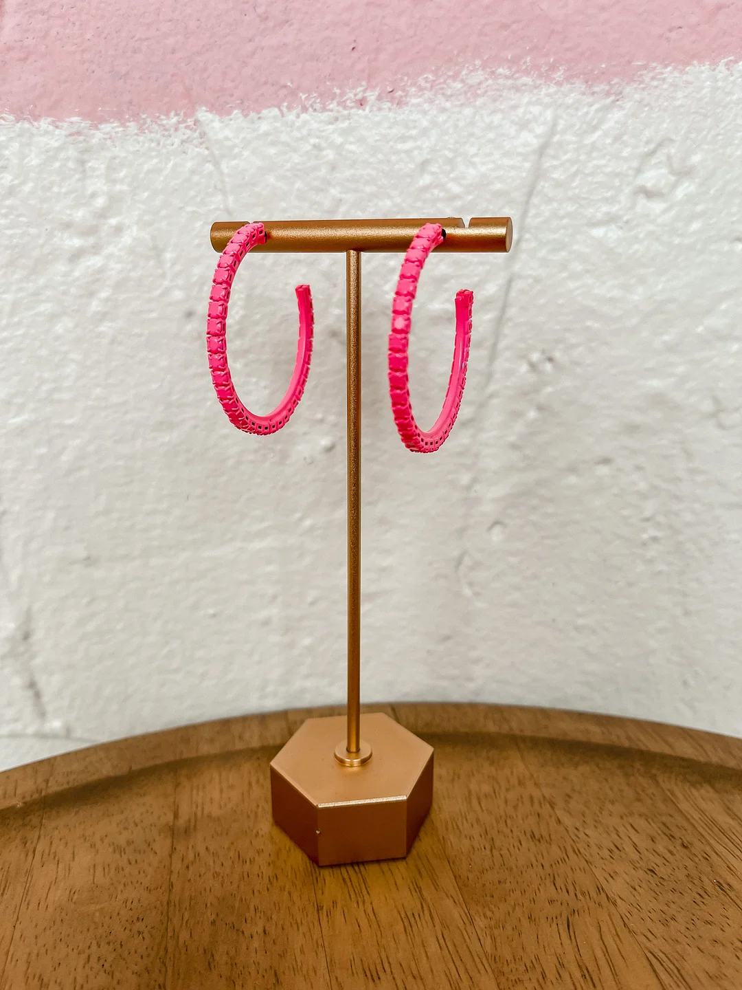 [Treasure Jewels] Barbie Neon Pink Hoops