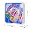 Mandala Lotus Special Shape 5D Diamond Painting Clock Art Craft With Frame Kit