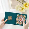 6Pcs Diamond Painting Greeting Card Mandala Diamond Handmade Card for Friends
