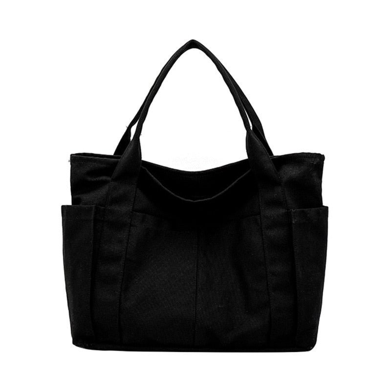 Totes Women's Bag Shopper Large Capacity Simple Travel Canvas Designer Handbags For Women Casual Shopping Female Shoulder Bags