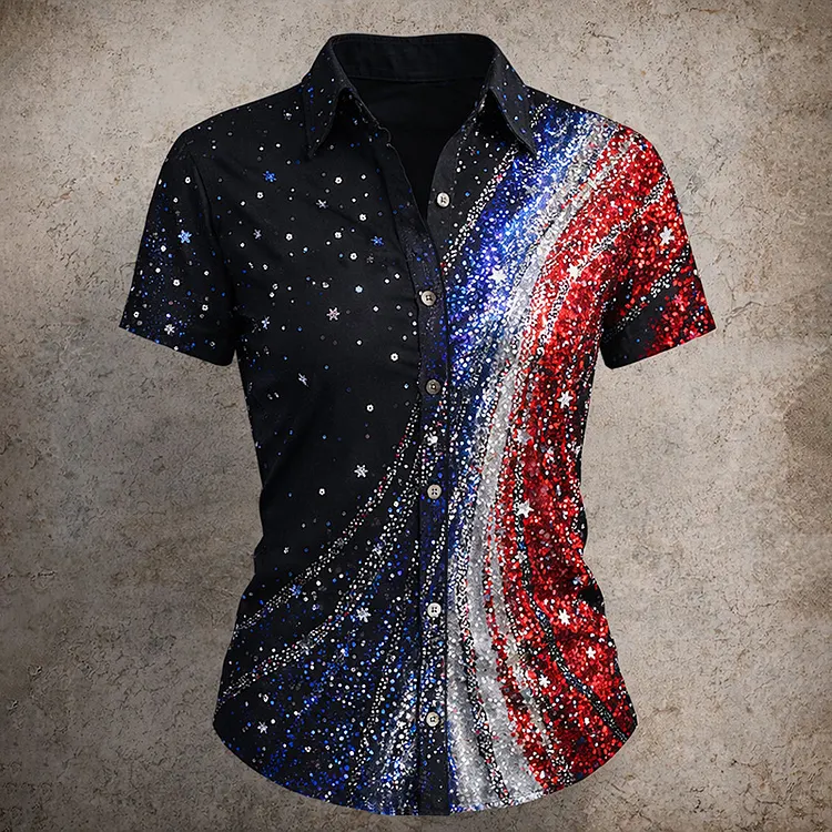 US 250th Anniversary Art Print Casual Shirt