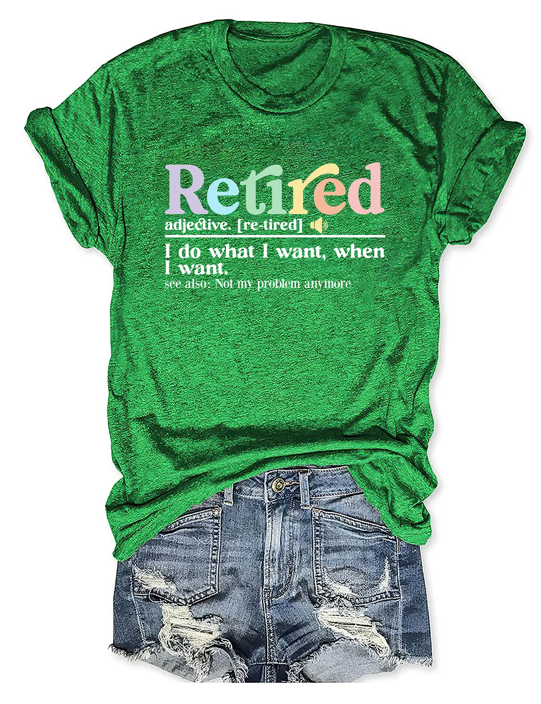 Retired Definition T-shirt