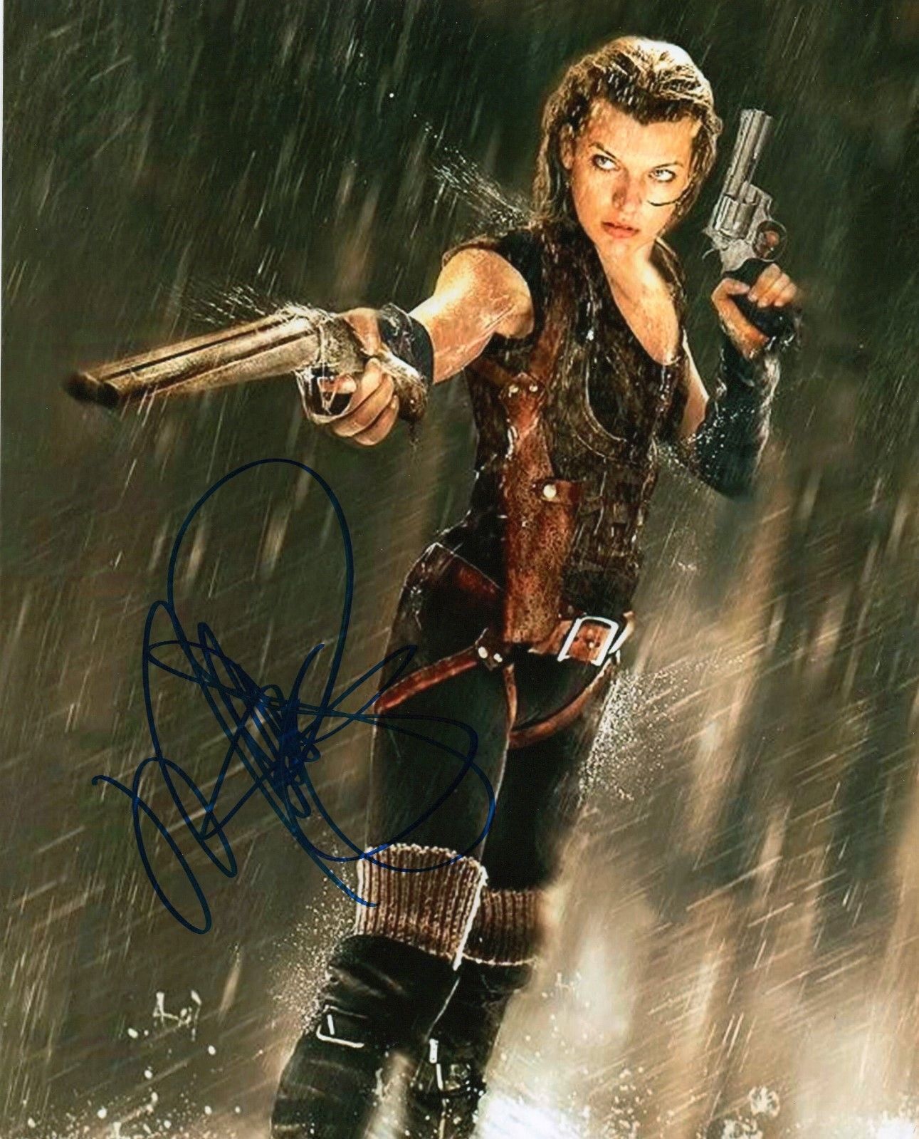 MILLA JOVOVICH AUTOGRAPHED SIGNED A4 PP POSTER Photo Poster painting PRINT 18