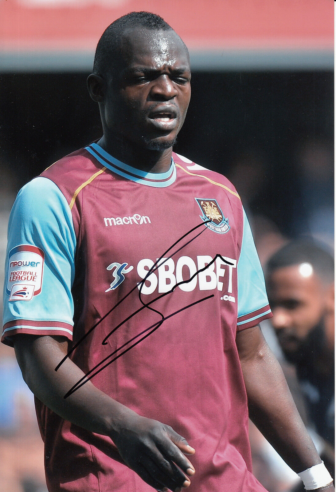 Abdoulaye Faye West Ham United Hand Signed 12x8 Photo Poster painting 1.