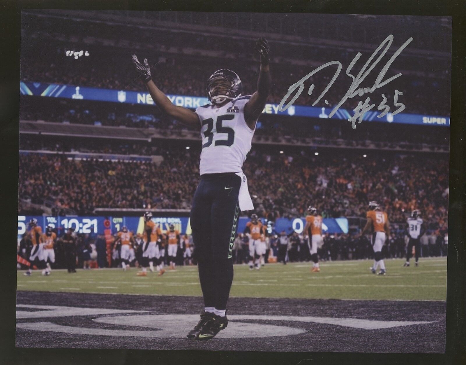 DeShawn Shead 8x10 Photo Poster painting Autographed Signed AUTO Seahawks SBXLVIII Champ SPH 333