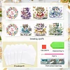 6Pcs cat-diy carte de voeux