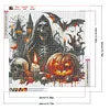 Diamond Painting-DIY Full Round Drill Halloween Horror Nights(40*40 CM)