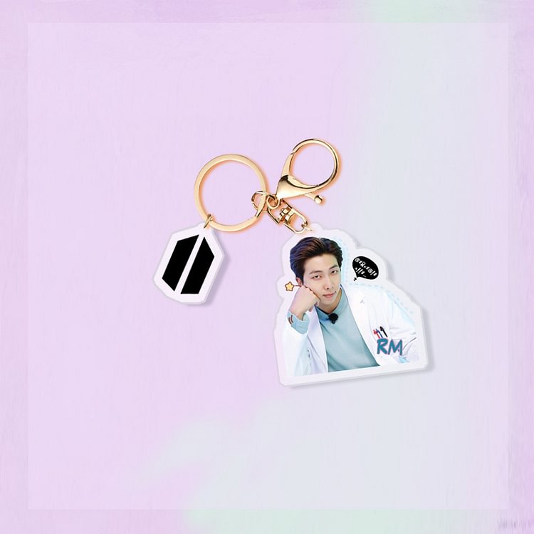 BTS Member Cute Acrylic Keychain
