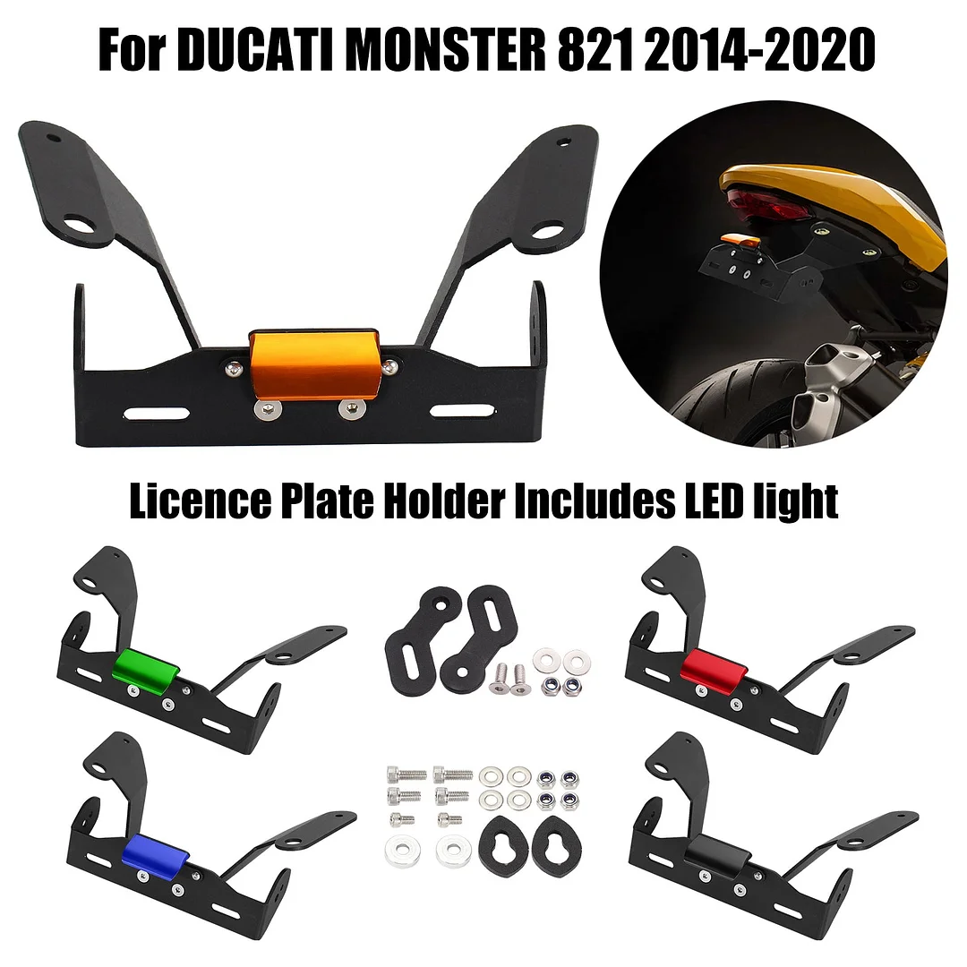 Licence Plate Holder For DUCATI MONSTER 821 2014-2020 Tail Tidy