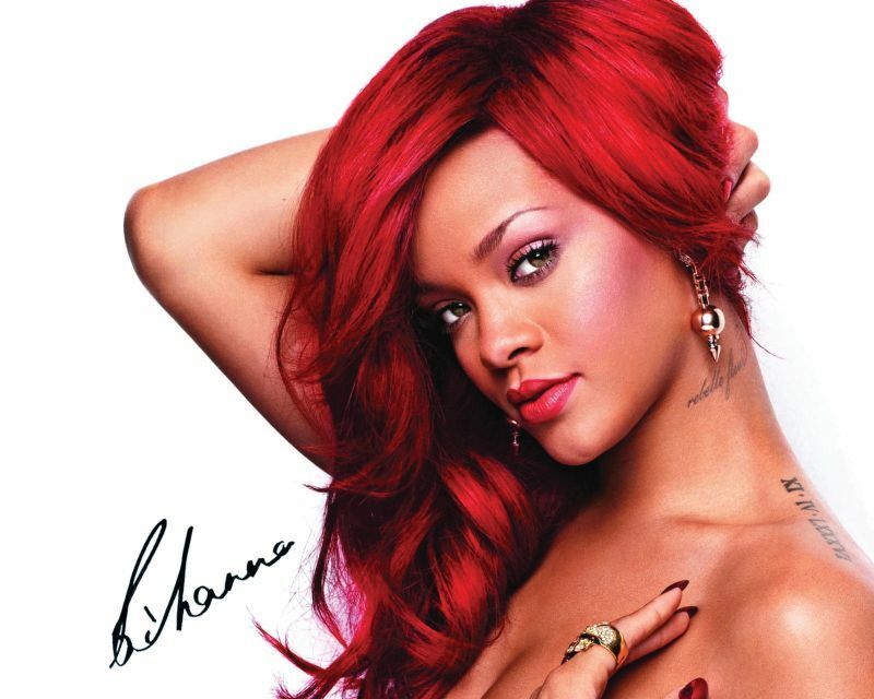 Rihanna Autograph Signed Photo Poster painting Print