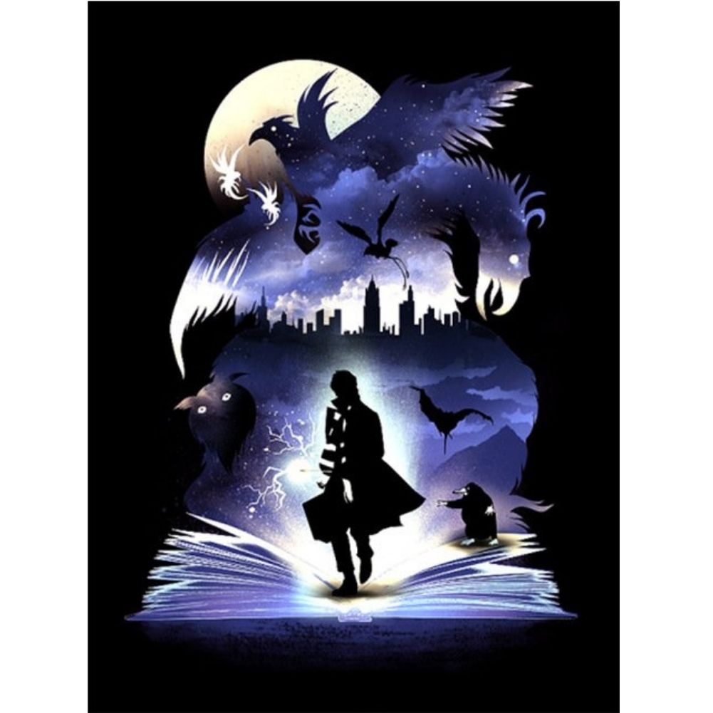 Harry Potter 30*40cm(canvas) full round drill diamond painting