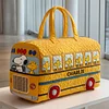 School Bus Quilted Duffle Bag - Personalized Gifts For Kids 04nati080925🔥All items are shipped in a default size of 15x14 inches.
