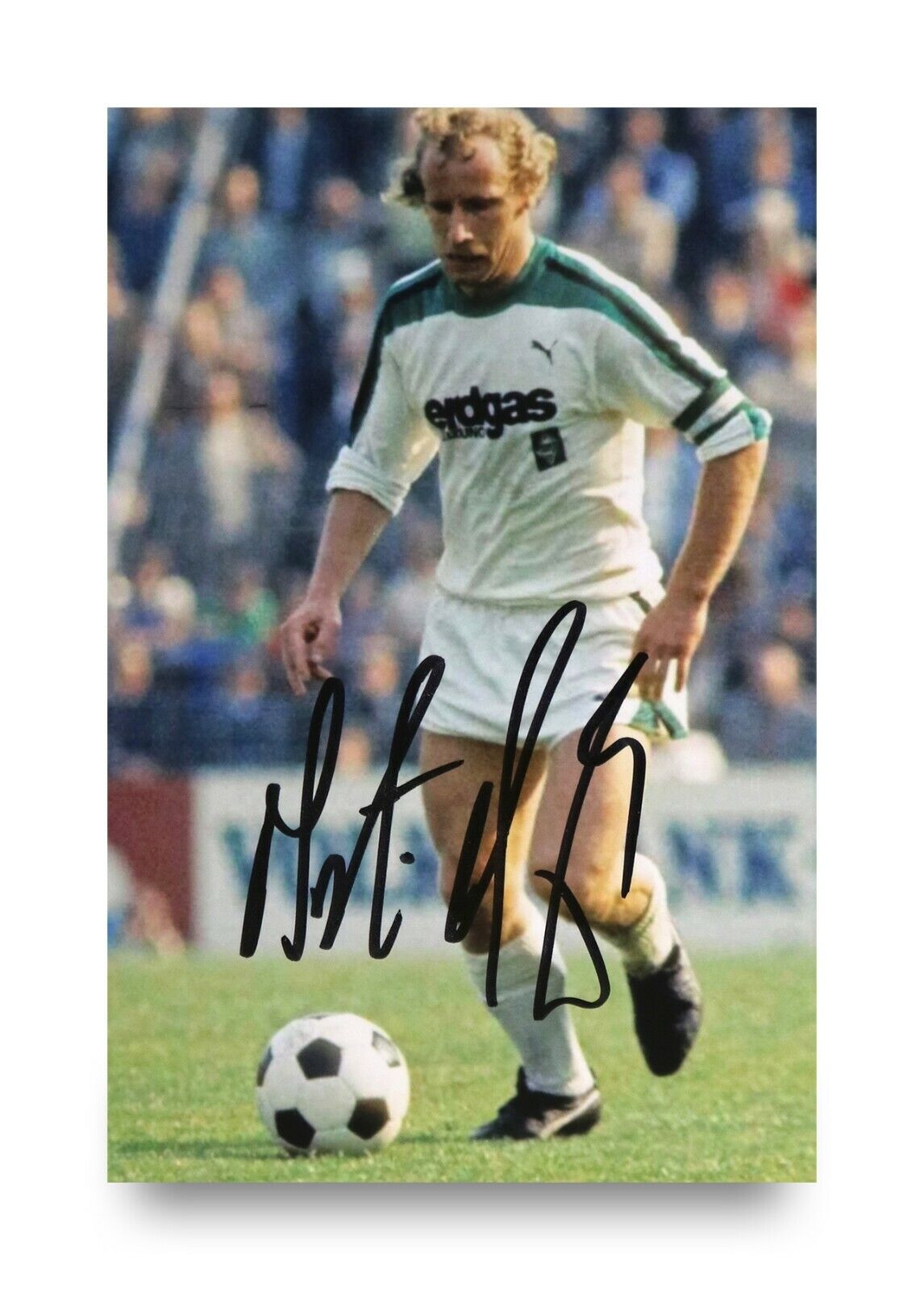 Berti Vogts Signed 6x4 Photo Poster painting West Germany Borussia Autograph Memorabilia + COA
