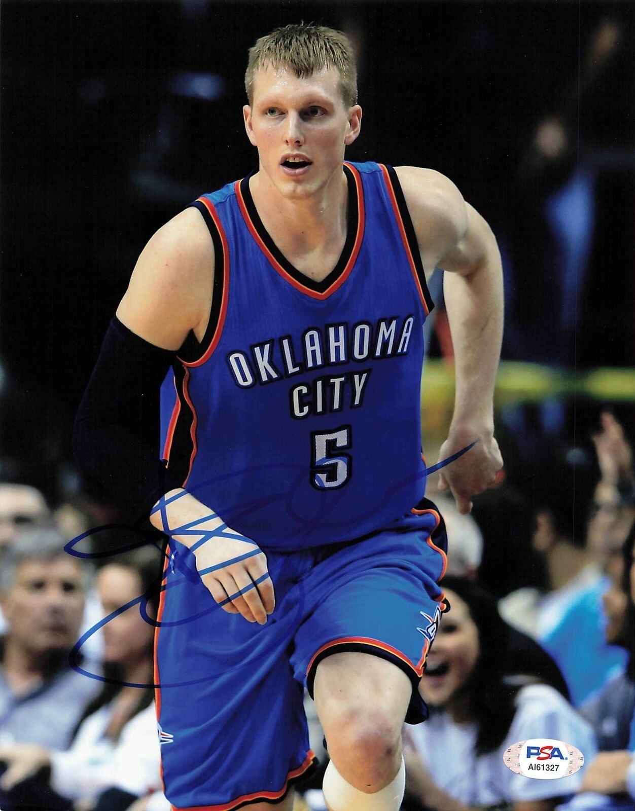 Kyle Singler signed 8x10 Photo Poster painting PSA/DNA Oklahoma City Thunder Autographed