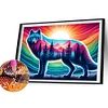 Diamond Painting-5D Full Round Drill Wolf