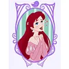 Disney Princess Ariel-Full Square Diamond Painting 30*40CM