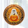 DIY Pumpkin Diamond Painting Single-sided Acrylic Hanging Pendant