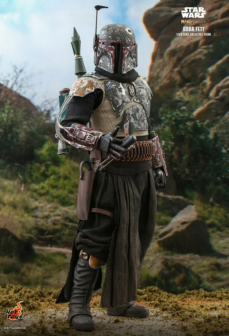 【IN STOCK】Hottoys TMS033 Star Wars The Mandalorian Boba Fett 1/6 scale Action Figure