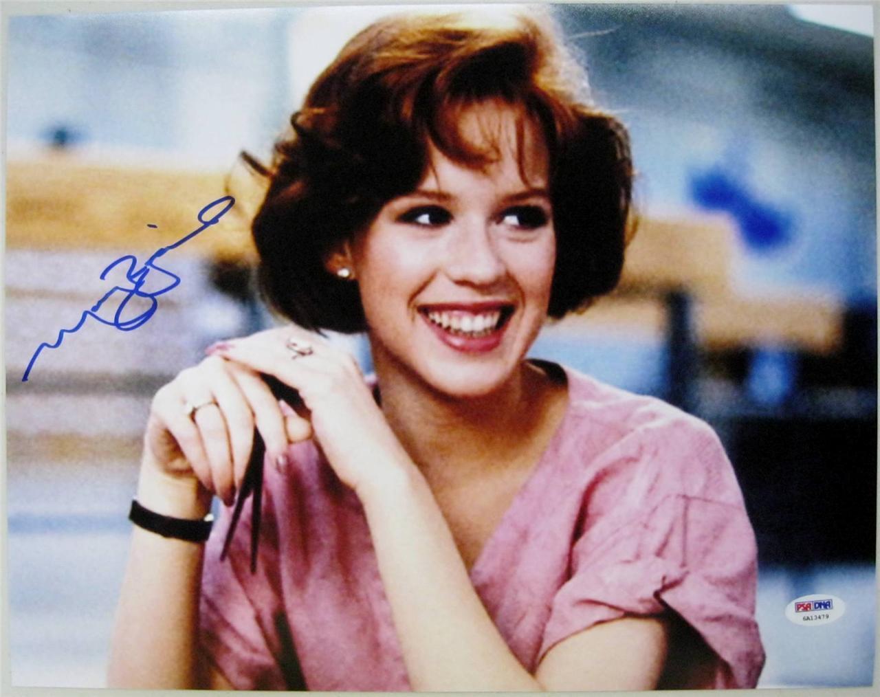 MOLLY RINGWALD Signed 11x14 The Breakfast Club Photo Poster painting PSA ITP COA Auto Autograph