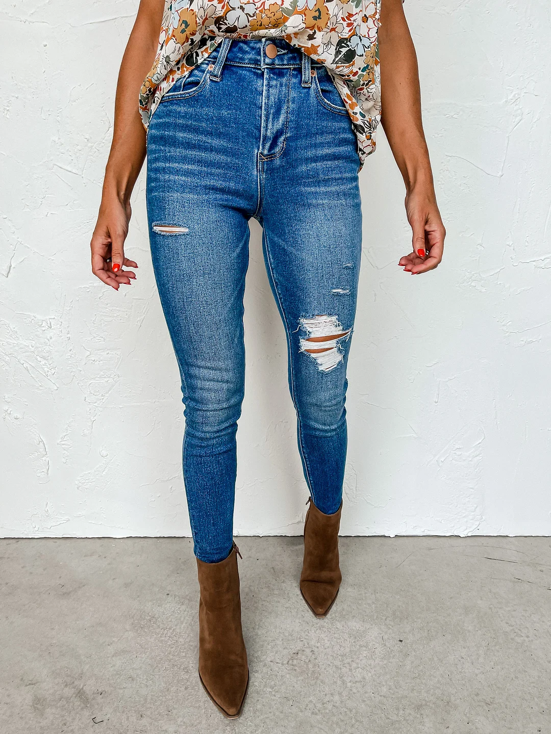 Olivia High Rise Skinny Jeans