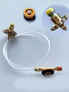 Propane Refill Adapter Portable Flat Cylinder Tank Coupler for Outdoor Gas Stove