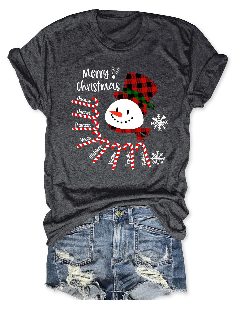 Liquor Reindeer Graphics Sweatshirt
