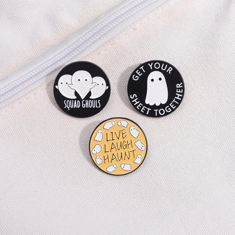 Cartoon Style Punk Cowboy Style Letter Alloy Stamping Stoving Varnish Plating Unisex Brooches