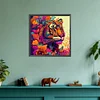 Diamond Painting-DIY Full Round Drill Colorful Tiger