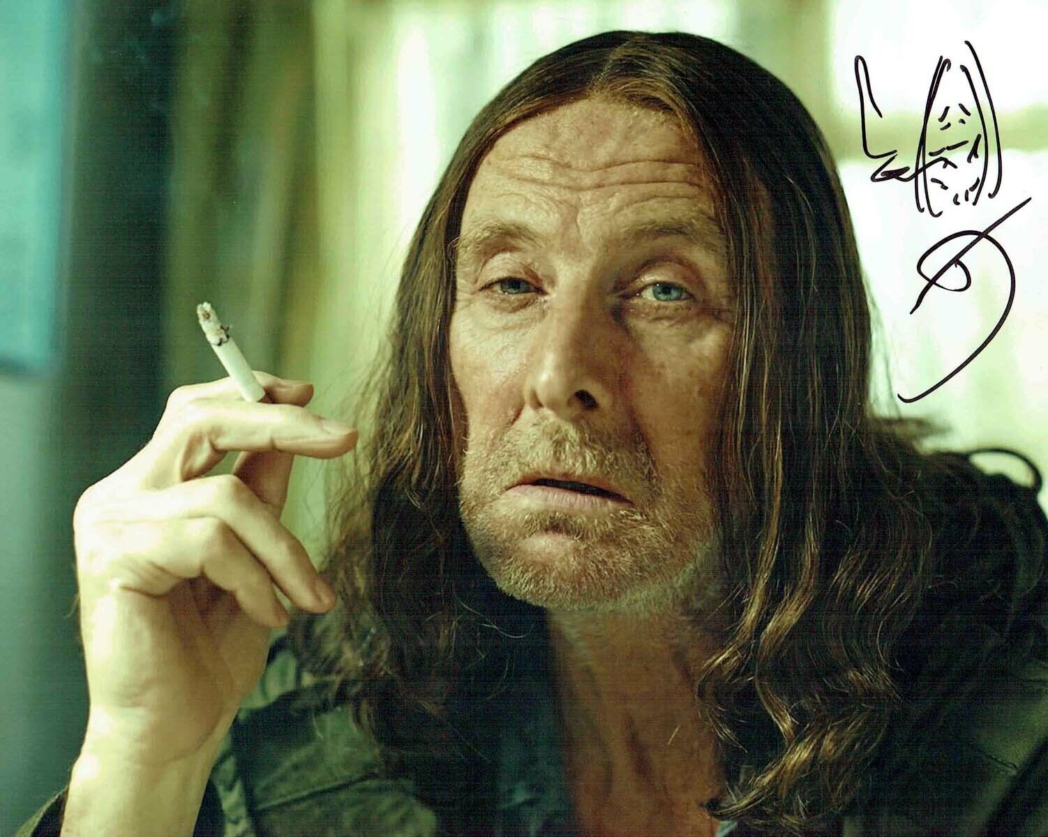 David THRELFALL Signed Autograph Photo Poster painting AFTAL COA Shameless Frank GALLAGHER