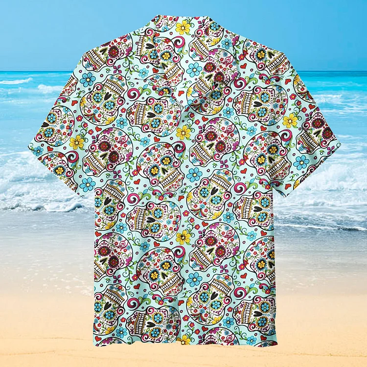 Skull And Bones|Unisex Hawaiian Shirt