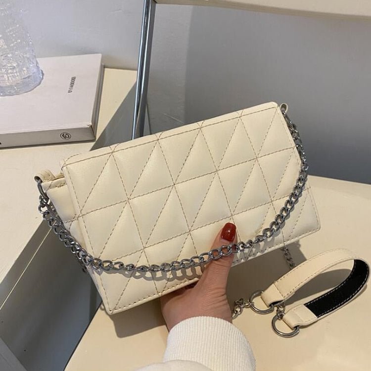 2022 Fashion Plaid Crossbody Bags For Women Chain Strap Shoulder Bag Designer Handbags And Purses Casual Ladies Messenger Bags