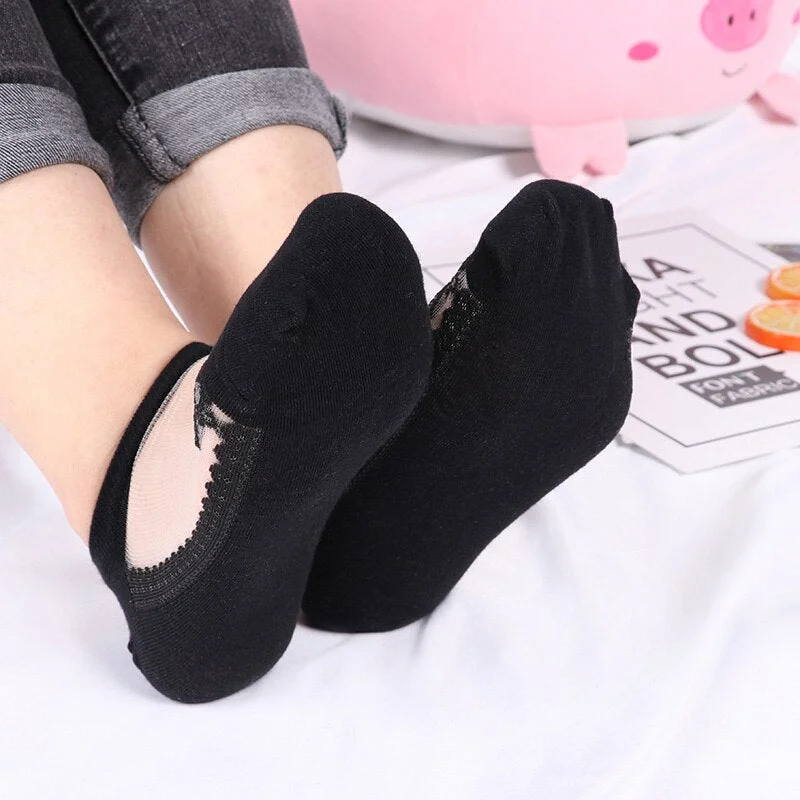 3 Pairs New Elegant Women Girls Cotton Comfortable Solid Dot Spring Summer Wear Low Ankle Invisible Elastic Short Socks