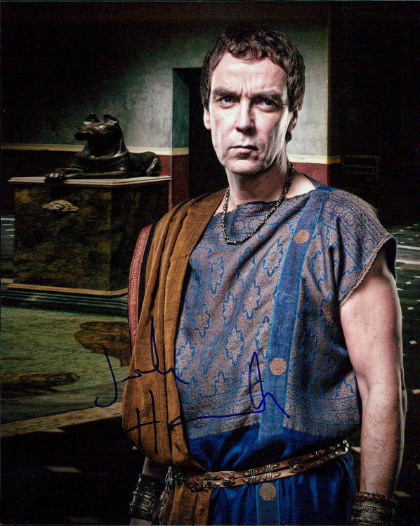 John Hannah (Spartacus: Gods of the Arena) in-person signed 8x10 Photo Poster painting