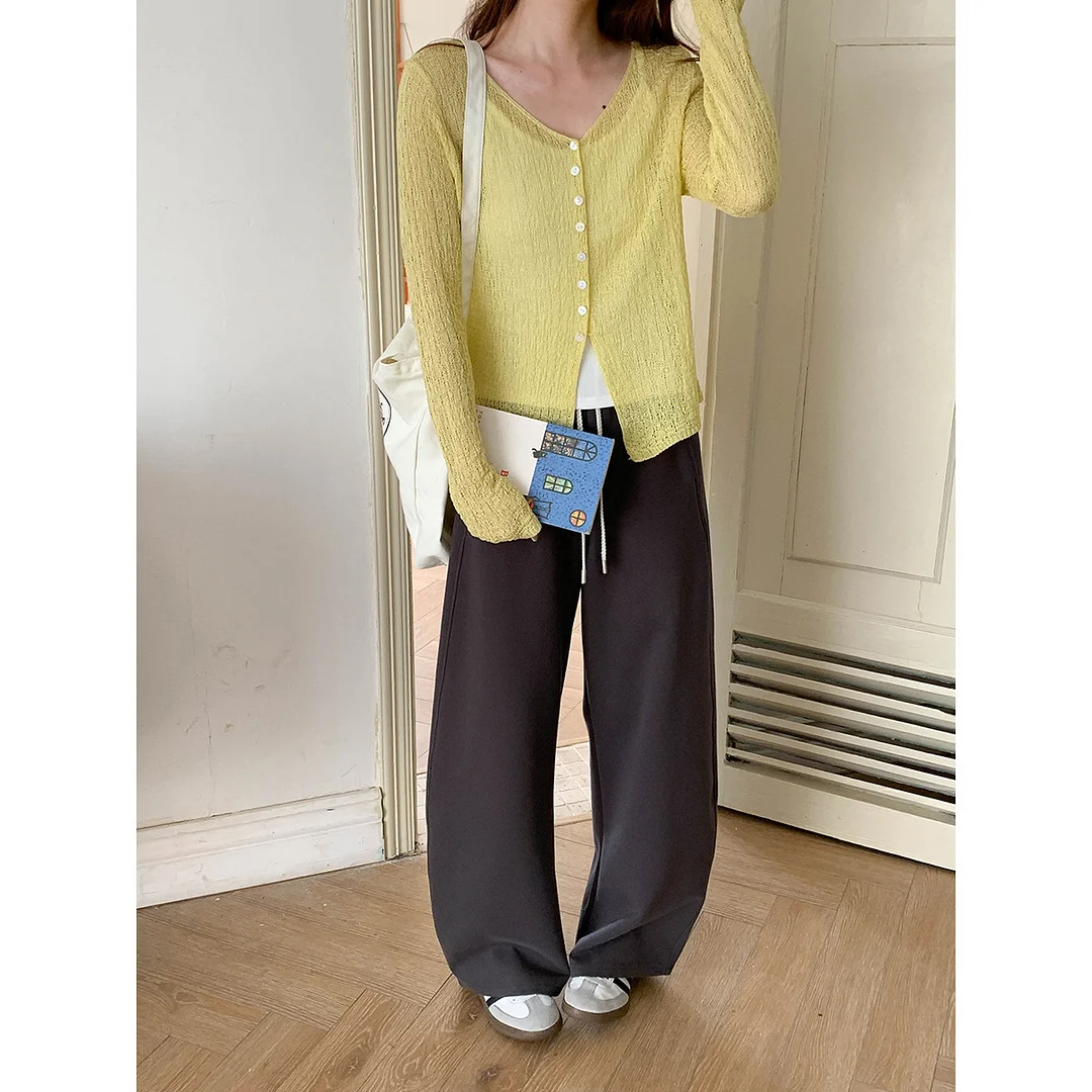 Sdrawing Sdrawing Morning With Chest Pad Temperament Generous Collar Slings Mid-Early Autumn New ZY1464