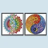 2Pack Mandara-Crystal Rhinestone Diamond Painting(30x30cm)