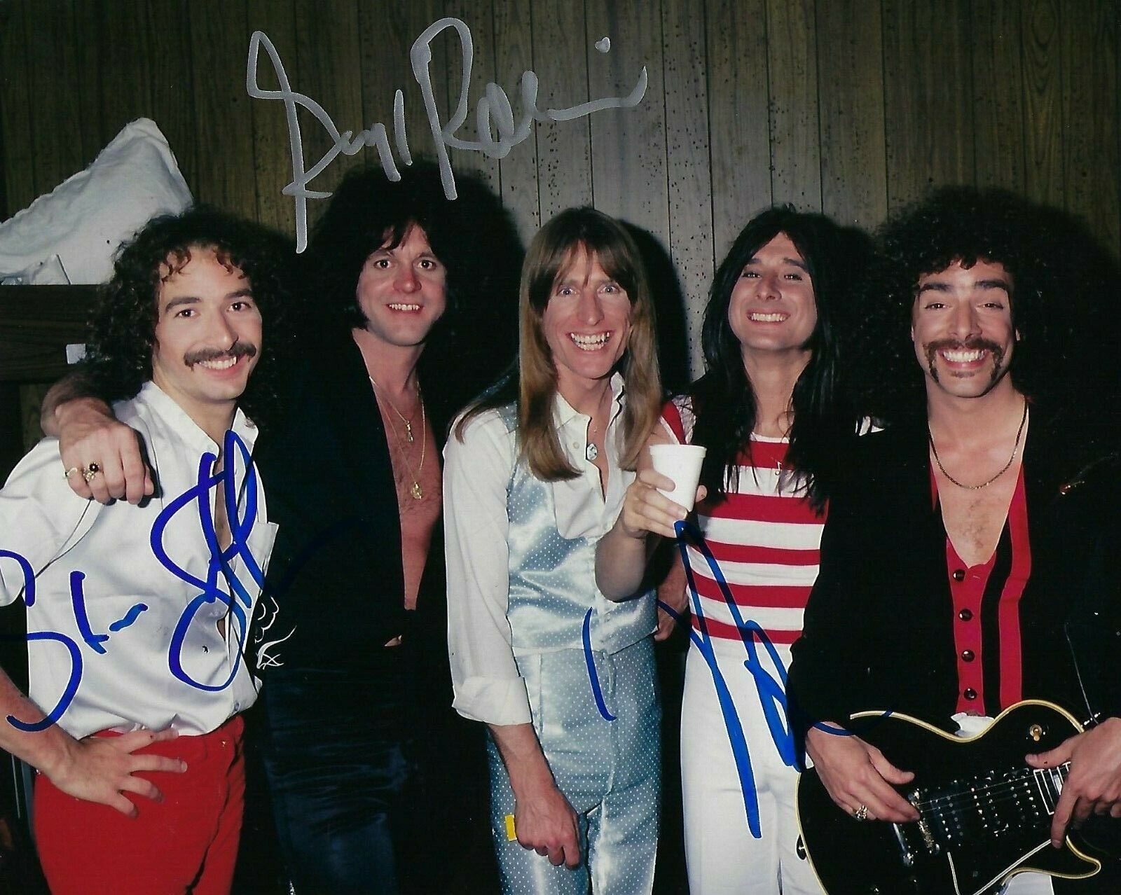 GFA Neal Schon, Gregg Rolie & Ross * JOURNEY * Band Signed 8x10 Photo Poster painting J1 COA