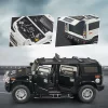 1:18 Hummer H2 Alloy Car Model Realistic Large SUV Off-Road Vehicle Model
