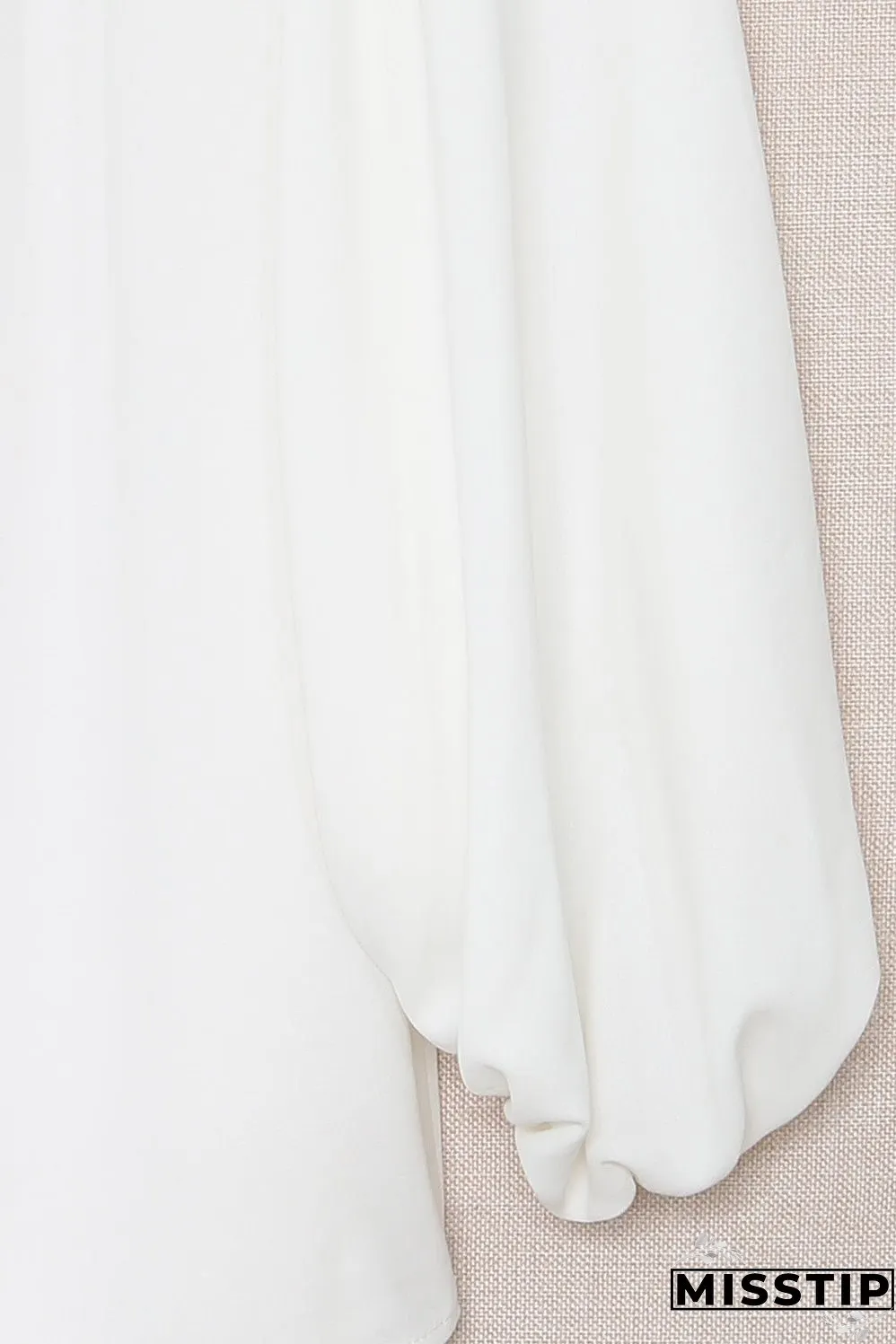 Versatile White Off-Shoulder Shirt