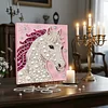 DIY Pearl Painting Unicorn for Home Decor with Frame(30*30cm)