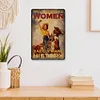 [Show]Well Behaved Women Rarely Make History - Vintage Metal Signs - 20*30cm/30*40cm - Western
