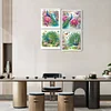 (US Local)4Pack Peacock-Crystal Rhinestone Diamond Painting(30x30cm)