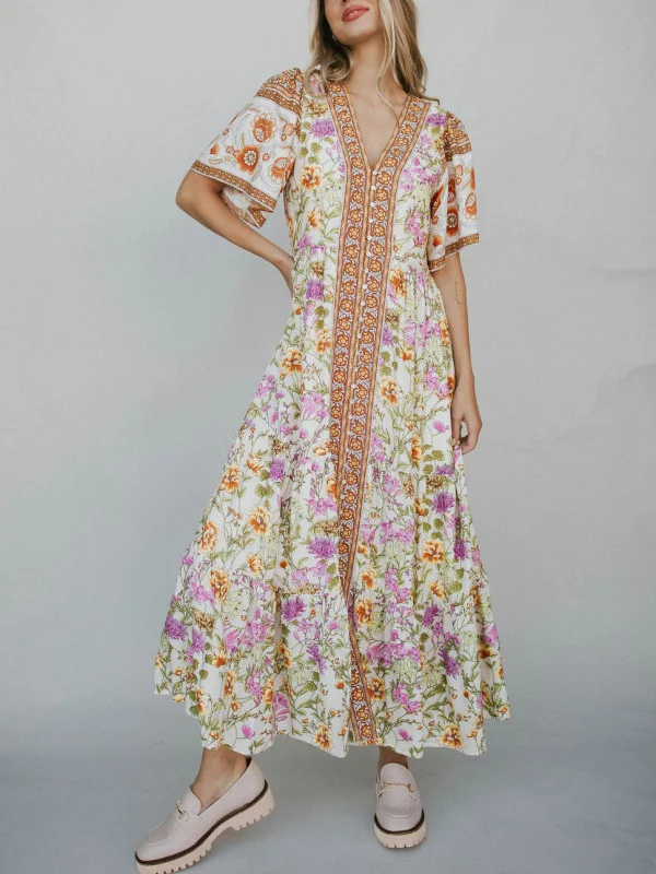 Exclusive Floral Maxi Dress