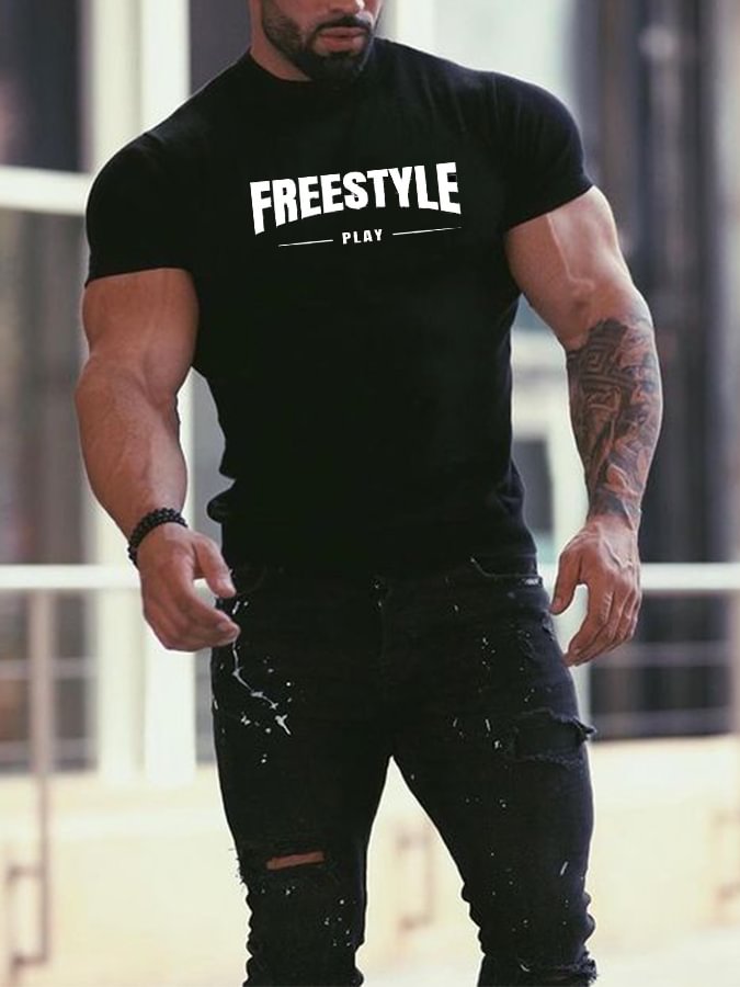 Men's Cotton Print T-Shirt